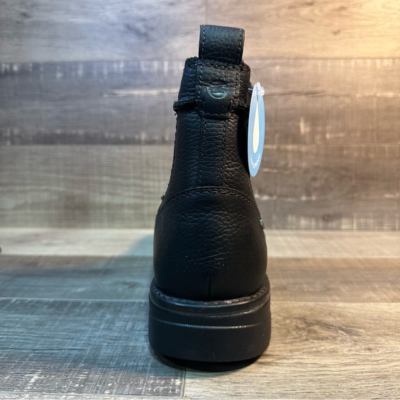 Clarks Morris Up Waterproof Boots ‘Black Tumbled Leather’ - Picture 4 of 7